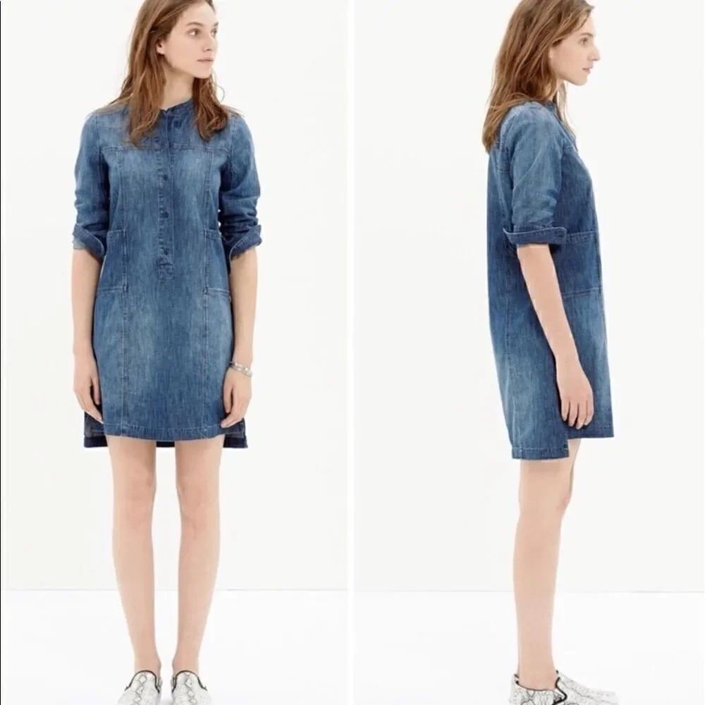 Madewell Downshift Denim Shirtdress